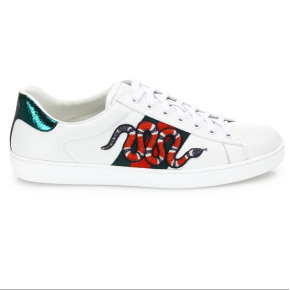 gucci ace embroidered sneaker tiger